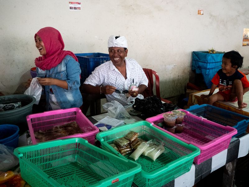 Laughter in the Market, Candidasa, Bali, Indonesia