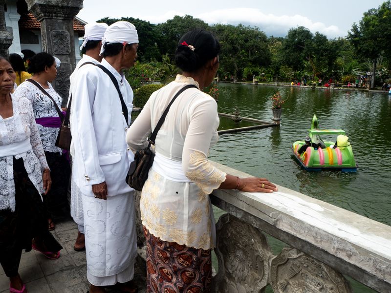 Watching Others Pedalo, ,Water Palace, Bali, Indonesia