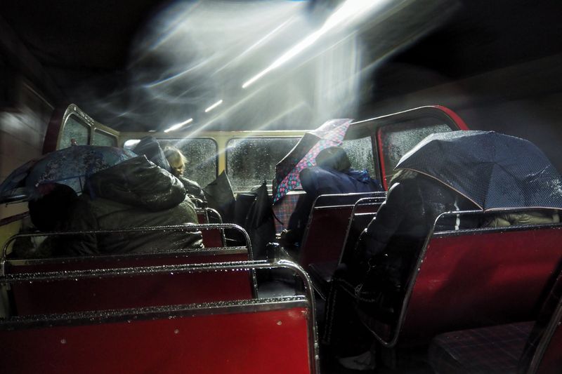 On a London Red Bus, London, UK