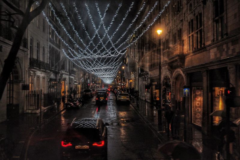 In A Rainy London Street, London, UK
