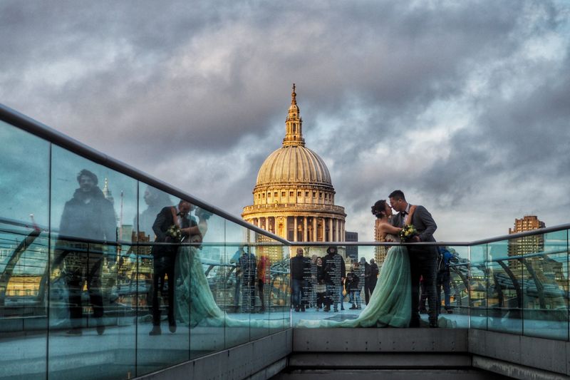 A Wedding and St Paul's Cathedral, London, UK