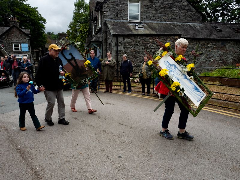 Grasmere Rushbearing, Grasmere, The Lake District, UK