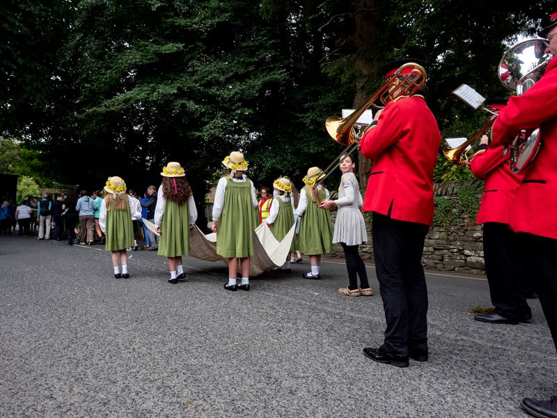 Grasmere Rushbearing, Grasmere, The Lake District, UK