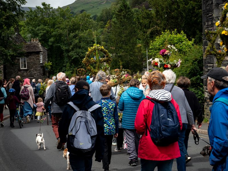 Rushbearing, Ambleside, The Lake District, UK