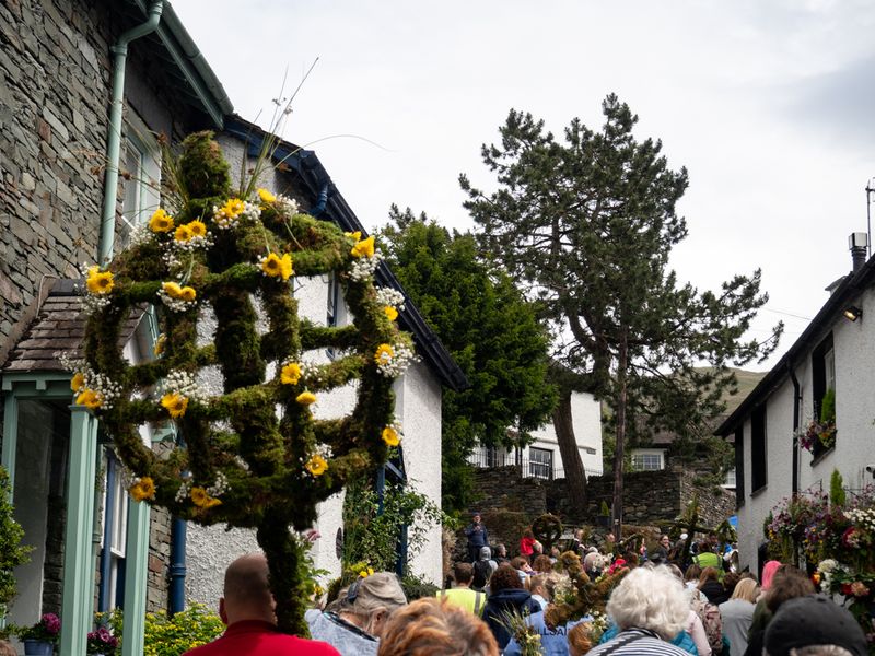 Rushbearing, Ambleside, The Lake District, UK