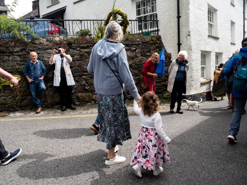 Rushbearing, Ambleside, The Lake District, UK