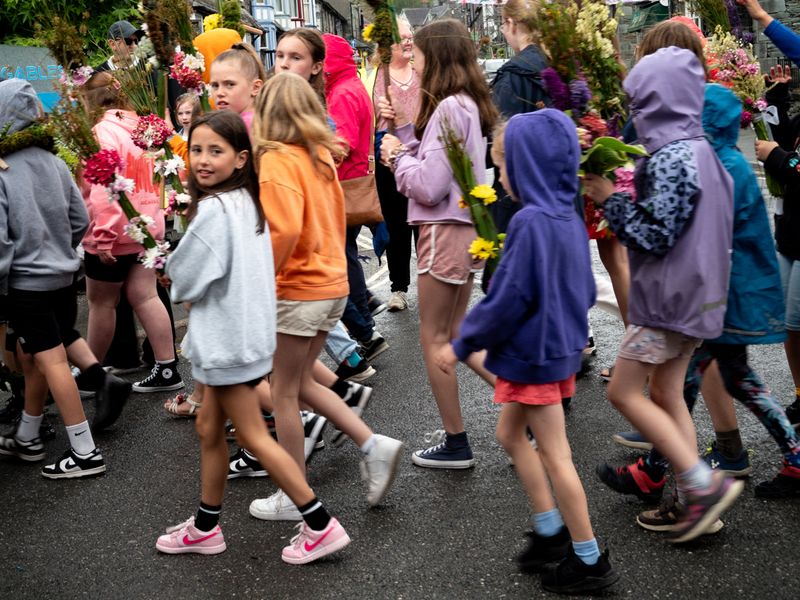 Rushbearing, Ambleside, The Lake District, UK