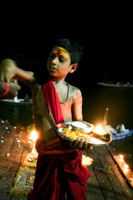 At the Ghats by the Ganges
