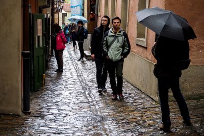On the Golden Lane of the Castle, Prague, Czechia