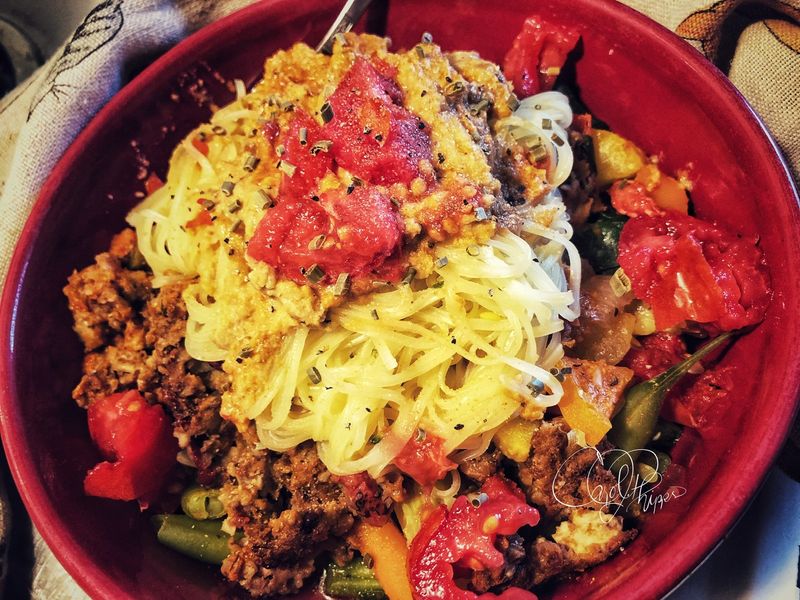 Easy & Quick Pasta-Veggie Meal