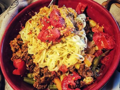 Easy & Quick Pasta-Veggie Meal