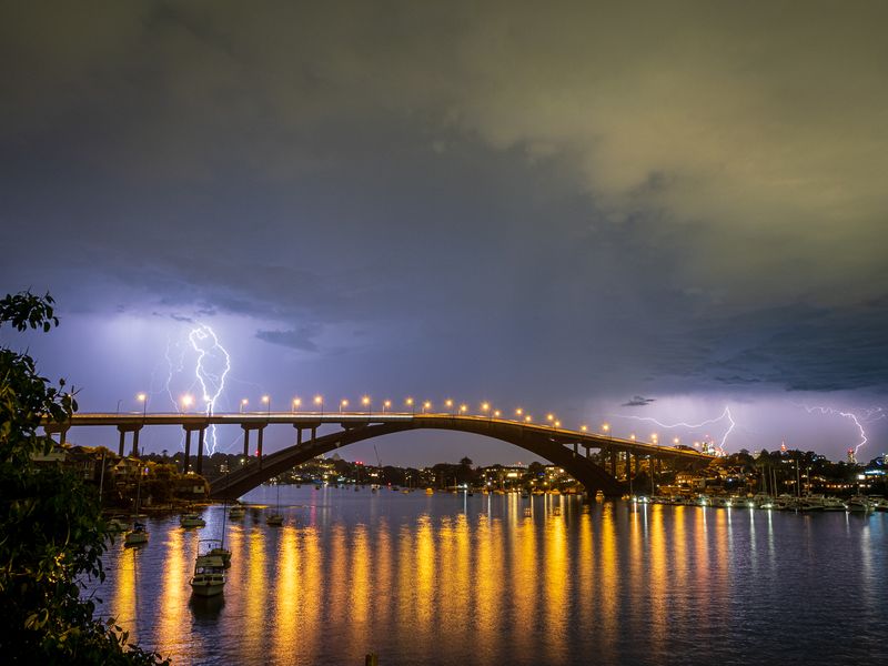 Storm Over Gladesville Bridge