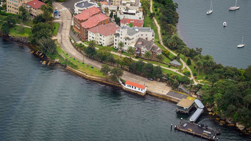 Sydney From a Helicopter - Cremorne Point