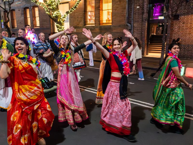 Hari Krishna Dancers
