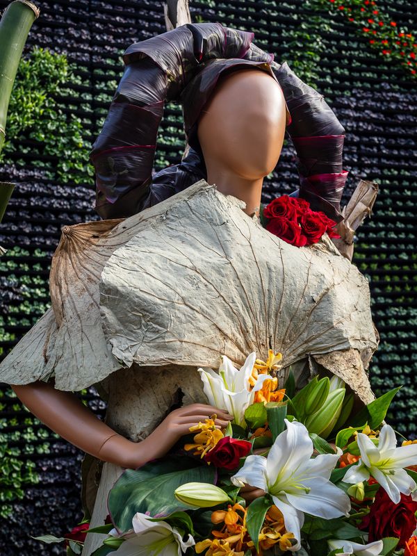 Mannequin with Flowers
