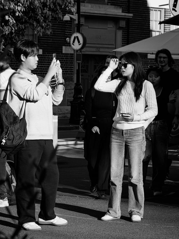Photo Time in a Tourist Area
