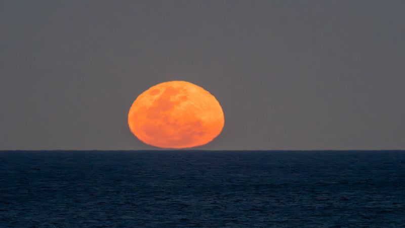 Supermoon Moon Rise