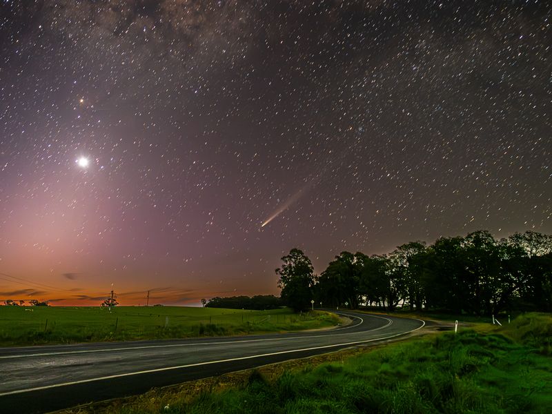 Venus, Antares & Comet C/2023 A3 Tsuchinshan-ATLAS