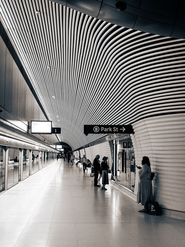 Waiting for the Metro