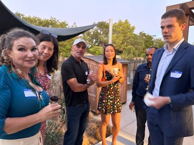 2025-07-31 Wine Tasting Mixer with MIT, Harvard, Yale