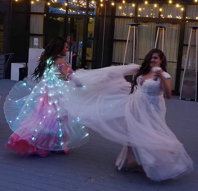 Clara Dancing on her wedding day!