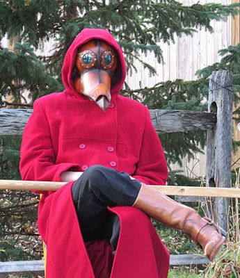 Nice Red Coat on this Spook