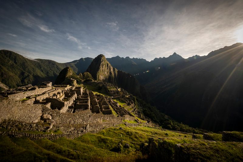 Sunrise over Machu Pichu