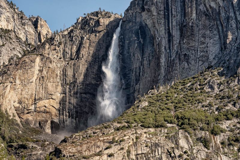 Zoom of Impressive Water Flow