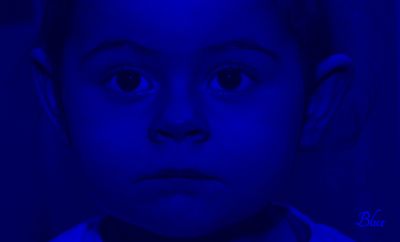 blue