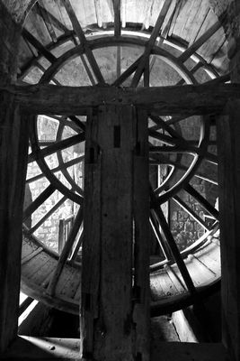 treadwheel crane Mt st Michel