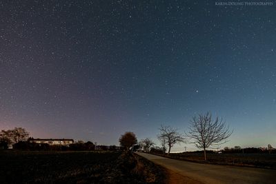 Nordlichter ber dem Eidinghuser Berg (keine Fotomontage!)