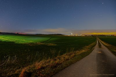 Blick auf Korbach von der Landesstrae zwischen Lengefeld und Lelbach