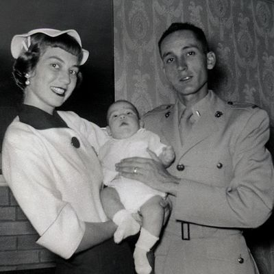 Young Marine - Wife - and Son