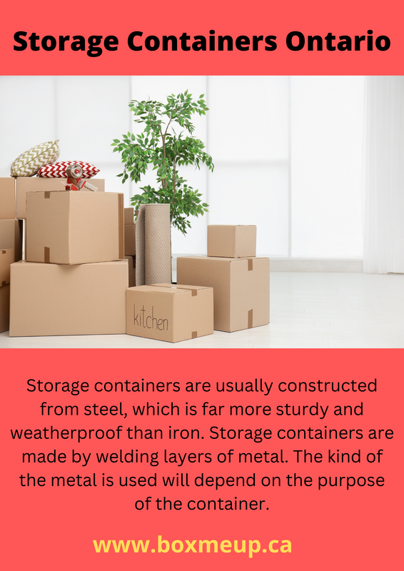 Storage containers ontario