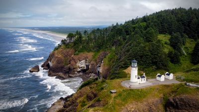 North Head lighthouse, right next to Cape Disappointment, Washington 