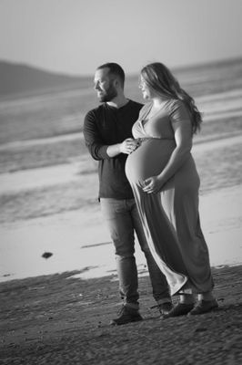 Maternity session at the Great Salt Lake 1