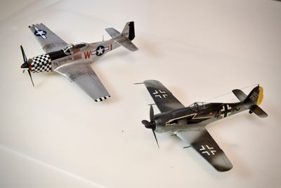 FW 190 + P 51