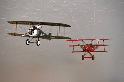 Sopwith Camel + Fokker DR 1
