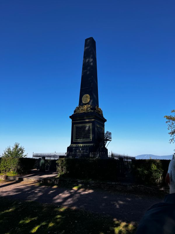 This was part of the battlefield of Trutnov, on a large hill overlooking the town, about a half mile from the other hill.