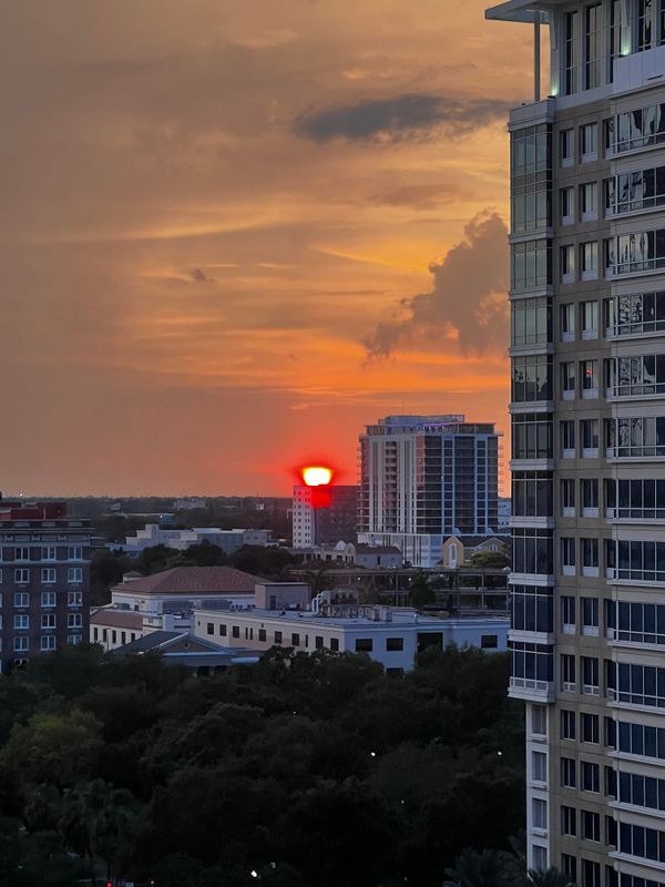 Sun set at St. Pete