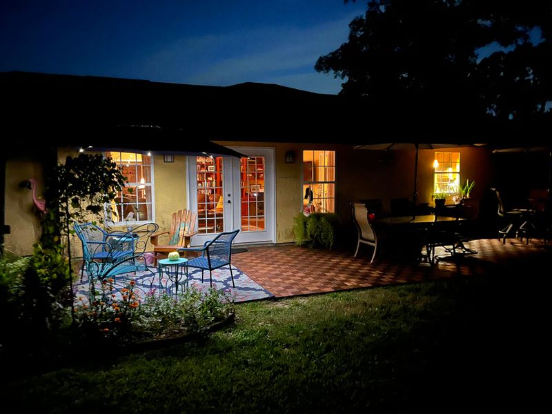 Our back yard and house