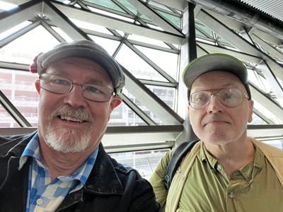 Jerry and myself, Krakow airport.