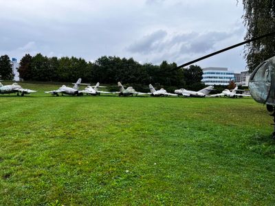 Lines of MiGs…