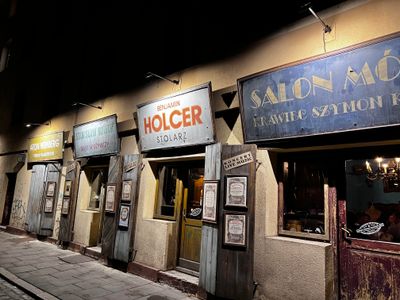 Facade of a long time ago… we stayed in the old Jewish Quarter of Krakow