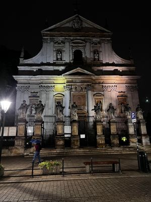 Building around square