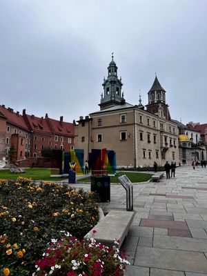Scene within the courtyard