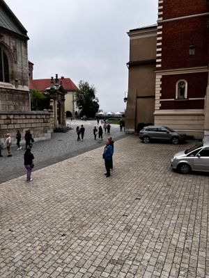 Scene in the courtyard