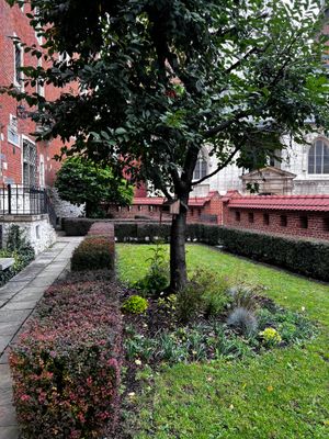 More of the plants and landscape within the castle.