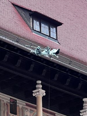 Cool downspout!