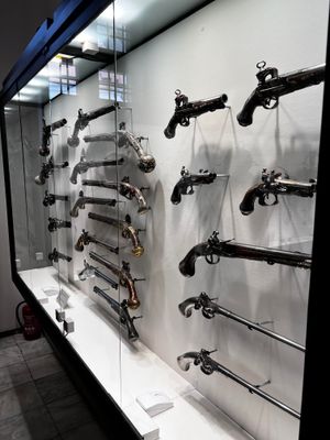 Pistols, lots of them! Flintlocks and wheelocks.